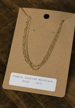 Load image into Gallery viewer, Simple Layered Necklace
